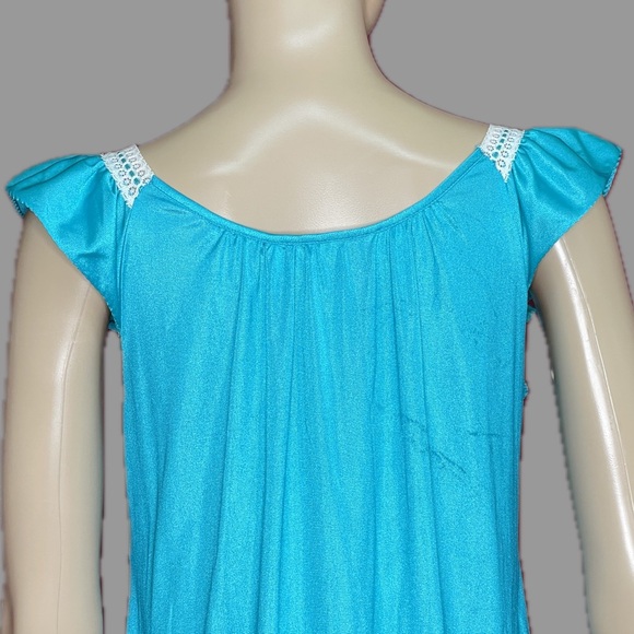 Vintage 80’s Vandemere Pretty Embroidered Lace Long Modest Nightgown Small - Picture 5 of 6